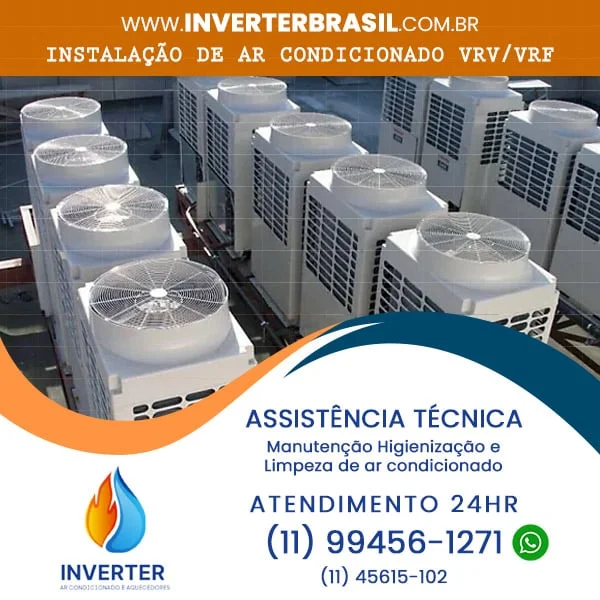 Instalação de Ar Condicionado VRV/VRF