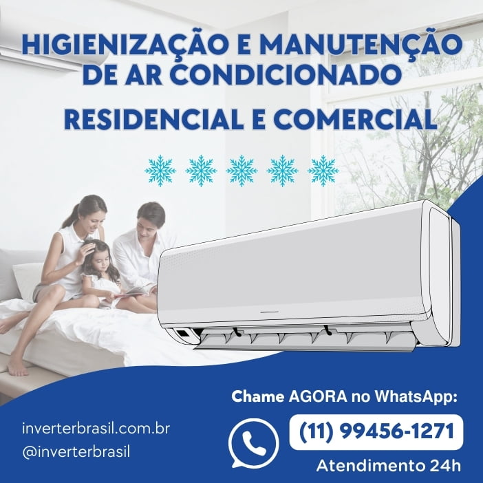 higienização de ar-condicionado residencial